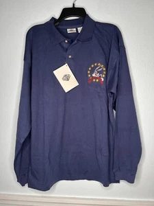 Acme Clothing Looney Tunes Bugs Bunny Golf Polo Warner Bros Large Vintage 90s - Bild 1 von 7