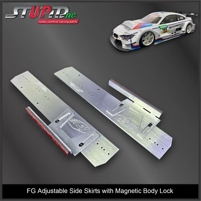 FG Modellsport Side Skirts with Magnetic Body Lock - StupidRC - Image 1 of 4