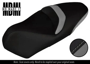 SE ADAPTA A PIAGGIO MP3 YOURBAN LT 300 VINILO PERSONALIZADO DOBLE FUNDA ASIENTO NEGRO Y GRIS - Imagen 1 de 5