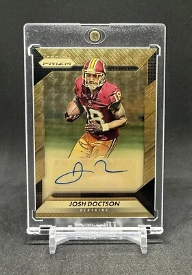 2016 Panini Prizm 9 Card Lot Josh Doctson Rc Auto Gold Vinyl /5 Camo RWB Disco - Image 1 of 3