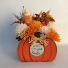 AGD Fall Decor - Pick of the Patch Pumpkin Artificial Floral Display
