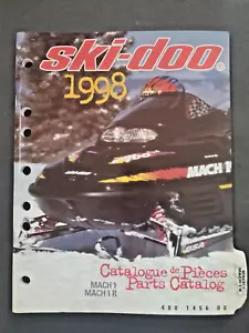 1998 Ski Doo Mach 1 Snowmobiles Original Dealer Parts Book Manual - Bild 1 von 3
