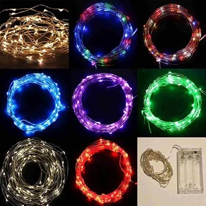 7.6Ft 45 Led String Light party Wedding Christmas Garden decoration +2 Mode Case - Picture 1 of 14
