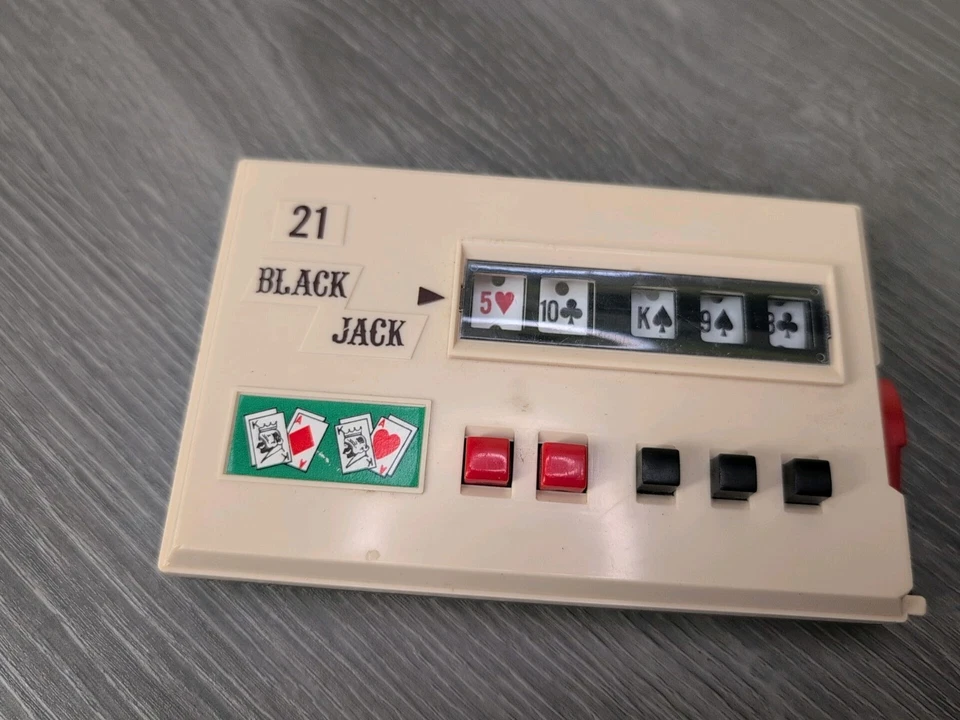 Juego electrónico portátil Waco 21 Black Jack años 70 vintage, probado funcionando Foto 1 de 4