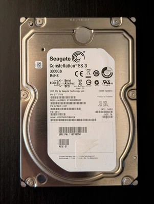 3TB Seagate ST3000NM0023 EMC 118033058 3.5" SAS HDD Hard Disk Drive. - Image 1 of 3