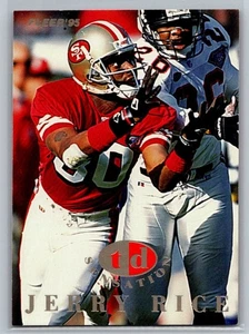 Fleer Jerry Rice Insert TD Sensation 1995 #5 - Imagen 1 de 2