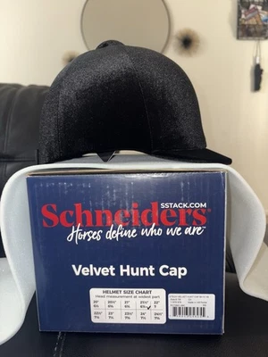 Dura-Tech Black Velvet Horse Riding Hunt Cap | Equestrian Style |