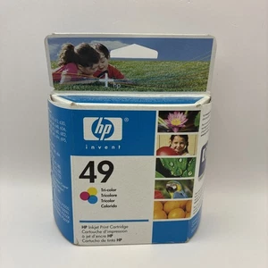Genuine New HP 49 Ink Cartridge Tri-Color 51649A Expired 08/2008 - Picture 1 of 4