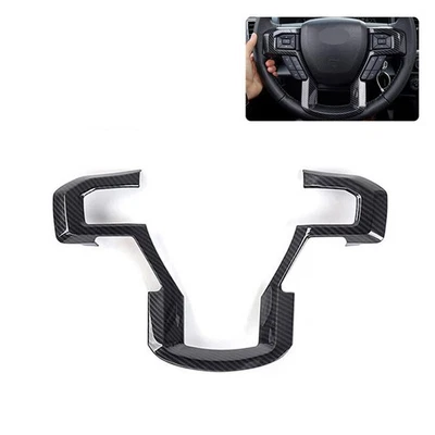 Steering Wheel Trim Decoration Cover Frame Trim For Ford F150 250 F350 2015-2020 - Image 1 of 4
