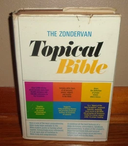 THE ZONDERVAN TOPICAL BIBLE-Edited by Edward Viening-SUPERB 12th Printing HC DJ! - Picture 1 of 9