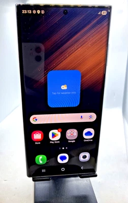 Samsung Galaxy S22 Ultra SM-S908B/DS - 12GB - 256 GB - White (Unlocked) B3-16 - Image 1 of 4