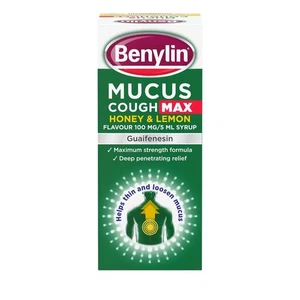 Mucus Cough Max Honey & Lemon Flavour Syrup 150ml - Picture 1 of 9