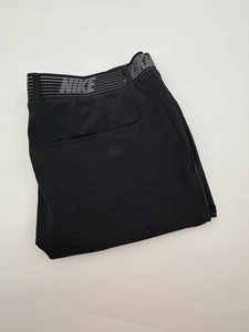 Nike Dri Fit Slim Flex Golf Pants Stretch 891887-010 Men 34X32 Fit 34x30 Black - Picture 1 of 13