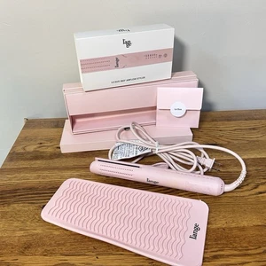 L’Ange le duo 360 airflow styler Hair Straightener Flat iron Blush pink A133 Mat - Picture 1 of 16