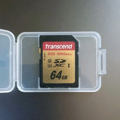 Transcend R95/W60 SDXC 64 GB, UHS-I U3, Class 10 - Bild 1 von 3