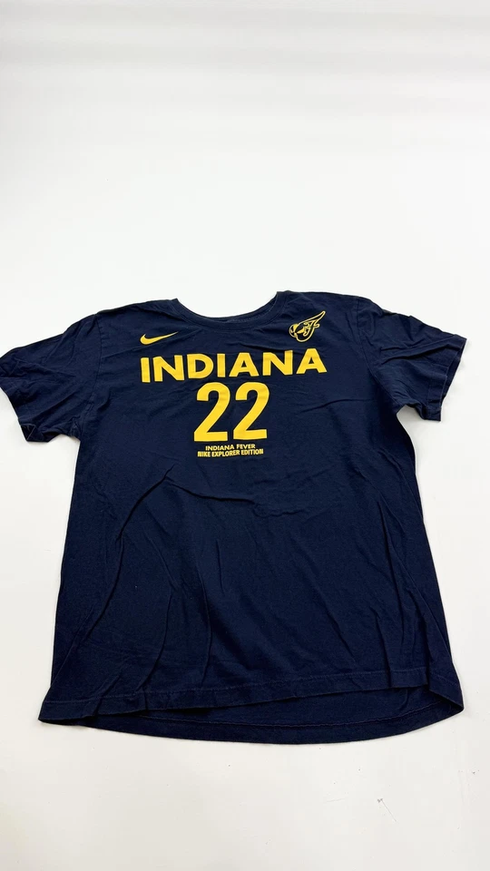 Indiana Fever Shirt Womens Large Navy Blue WNBA Basketball Caitlin Clark 22 Nike - Image 1 of 4