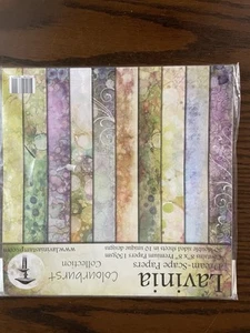 Papel premium Lavinia Dream-Scape Color Burst 8”x8” 10 diseños únicos - Imagen 1 de 5