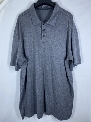Nike Shirt Mens 3XL Heather Gray Performance Stretch Short Sleeve Golf Polo USA - Image 1 of 4