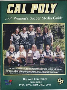 2004 CAL POLY SAN LUIS OBISPO FRAUEN FUSSBALL MEDIENFÜHRER - Bild 1 von 1