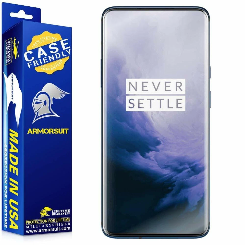[2-Pack] ArmorSuit MilitaryShield OnePlus 7 Pro [Case Friendly] Screen Protector - Image 1 of 4