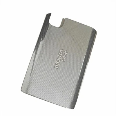 Repuesto de cubierta de batería de teléfono gris para puerta trasera para Nokia E75 original Foto 1 de 4