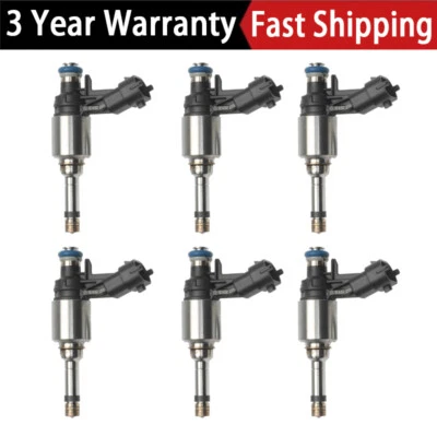 Inyector de combustible FJ994 6 piezas para Chevrolet Camaro 2008-2011 Cadillac CTS STS 2010-11 Foto 1 de 4