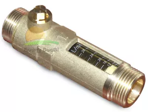 REGOLATORE DI PORTATA FLUSSOMETRO DA 3/4" M X 3/4" M - 8/28 LITRI/MINUTO - Foto 1 di 2