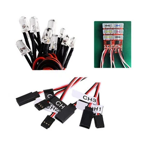 12 LED Steering Brake Smart System Flash Lighting Kit for TAMIYA 1/8 1/10 RC Car - Picture 1 of 6