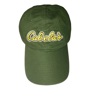 Mütze Kappe Cabelas dunkelgrün verstellbar Papa Riemen hinten gesticktes Logo gebraucht  - Bild 1 von 5