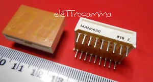 MAN6650 MAN 6650 doppio DISPLAY 7 SEGMENTI orange catodo comune - Imagen 1 de 1
