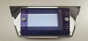 Orig VW Touran 5T Discover Touchscreen Bedieneinheit 8 Zoll + RAHMEN 5G6919605A - Picture 1 of 7