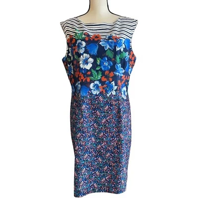 Antonio Melani Floral Sheath Dress Women’s Size 12 Sleeveless - Image 1 of 4