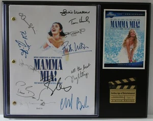 Mama Mia Reproduction Signed Movie Script Wood Plaque Display - Picture 1 of 8