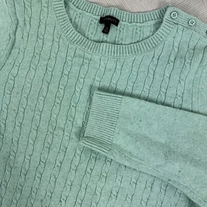 Talbots Sweater with Buttons Women’s XL Cable Knit Cotton Blend Casual Warm - Picture 1 of 9