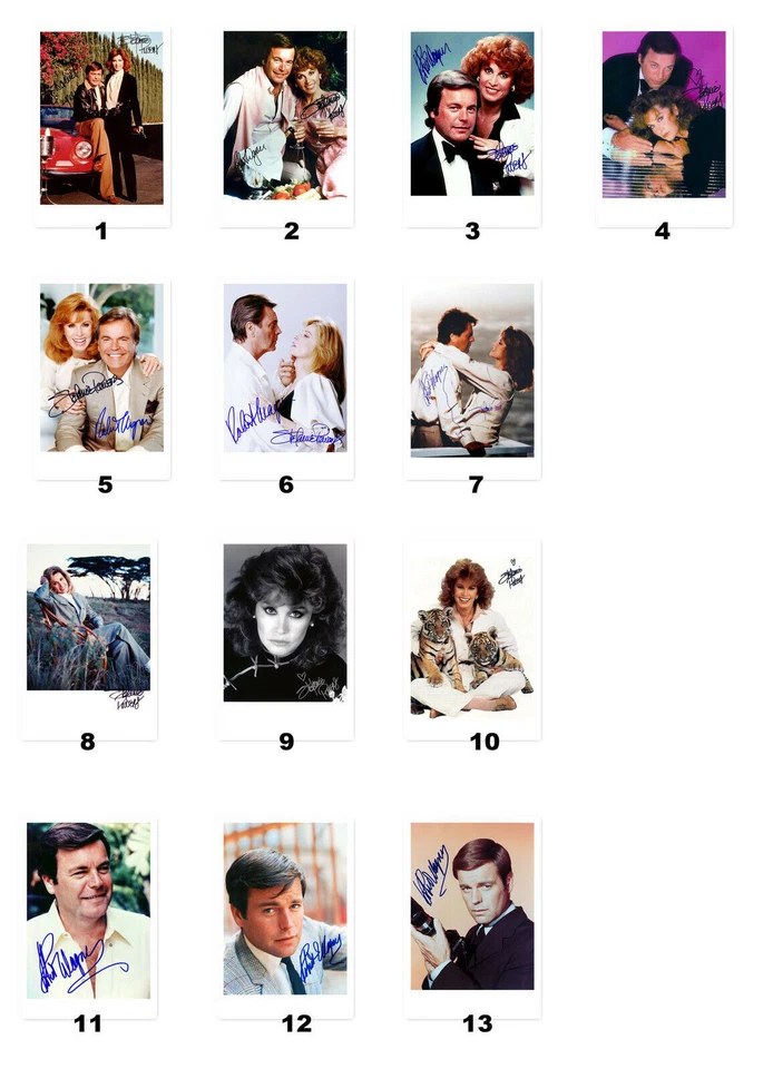 Hart aber herzlich "Hart to Hart" Robert Wagner & Stefanie Powers Autogramme