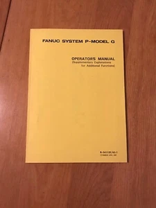 Suplementario manual del operador Fanuc System P-Modelo G - Imagen 1 de 12
