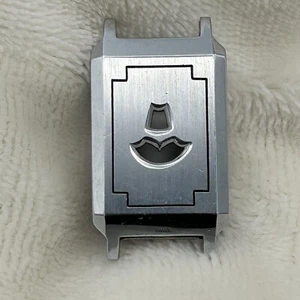 Vintage Jump Hour Watch Case BREVDEM Schmitz Elaine Watch Co Swiss Nickel Chrome - Picture 1 of 14