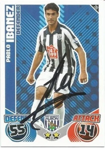 PABLO IBANEZ* SIGNED WEST BROM 2010/2011 MATCH ATTAX TRADING CARD+COA - Picture 1 of 1