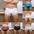 High quality Satin Boxers Shorts Men's Sleepwear Lounge Pants Underwear