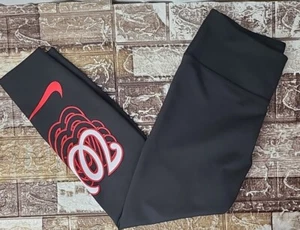 Nike Washington Nationals Nike Womens DriFit Capri Leggings Size Med - Picture 1 of 11
