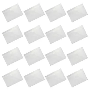20pz Porta Carte Autoadesivo in PVC Tascabile Organizzatore Business Manicotti Protettivi - Foto 1 di 12