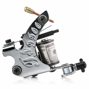 Tattoomaschine TC-TTGS Silber STUDIO Tattoo Spulenmaschine Liner & Shader - Bild 1 von 2