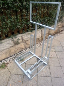 Fahrradständer BIKEBOY Gotha WEBRBUNG 2 Fahrräder Werbeträger f Scheibenbremse - Bild 1 von 4