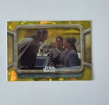 2024 Star Wars Topps Chrome Sapphire “Protests From Padme” Yellow Sapphire /75