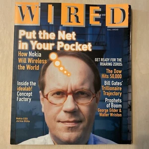 WIRED MAGAZINE 7.09 September 1999 Nokia, Bill Gates, George Gilder Jorma Ollila - Picture 1 of 1
