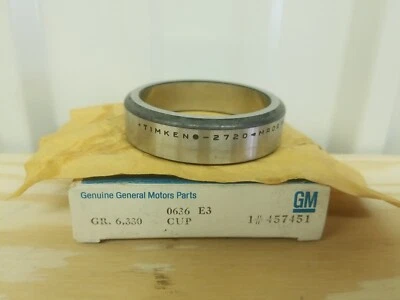 NOS GM 457451 Bearing Cup Front Wheel Outer 1965-74 Medium Duty Chevy GMC Trucks - Image 1 of 4