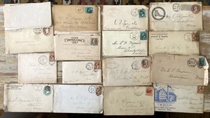 Antique paper industrial business letters shoe manufacturers 1885 New England - Picture 1 of 10