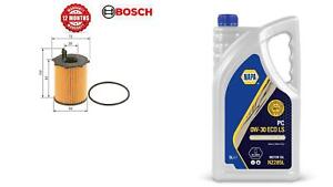 FOR CITROEN DS3 DS4 DS5 1.6-HDI OIL FILTER WITH 5 LTR OIL
