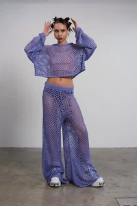 The Ragged Priest Purple Open Knit Set - XS - Picture 1 of 17