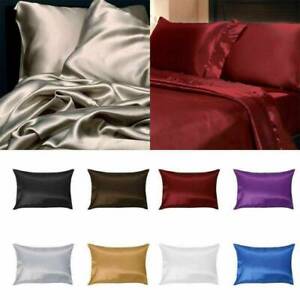 100% Mulberry Silk Pillow Case Anti-wrinkle Silk Pillowcase Bedroom Bedding